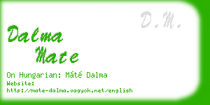 dalma mate business card